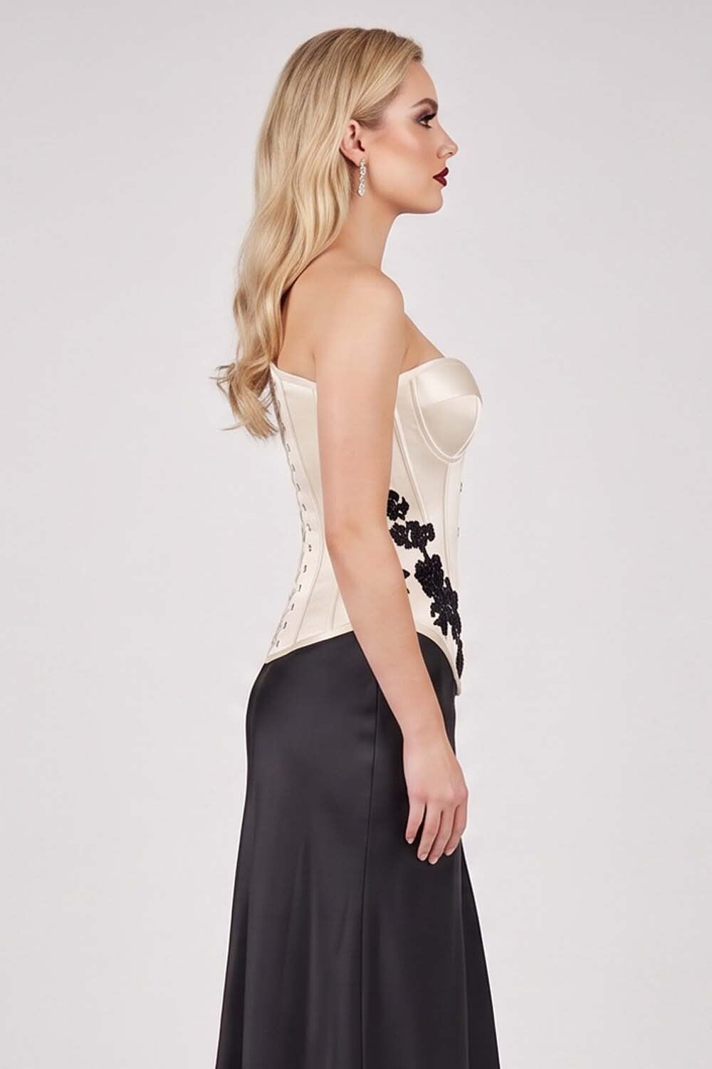OTTILIE Cupped Corset - Ivory