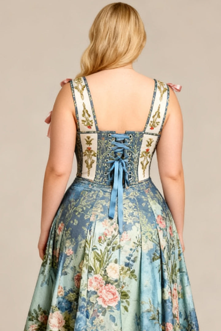 Sage Botanical Joice Overbust Corset
