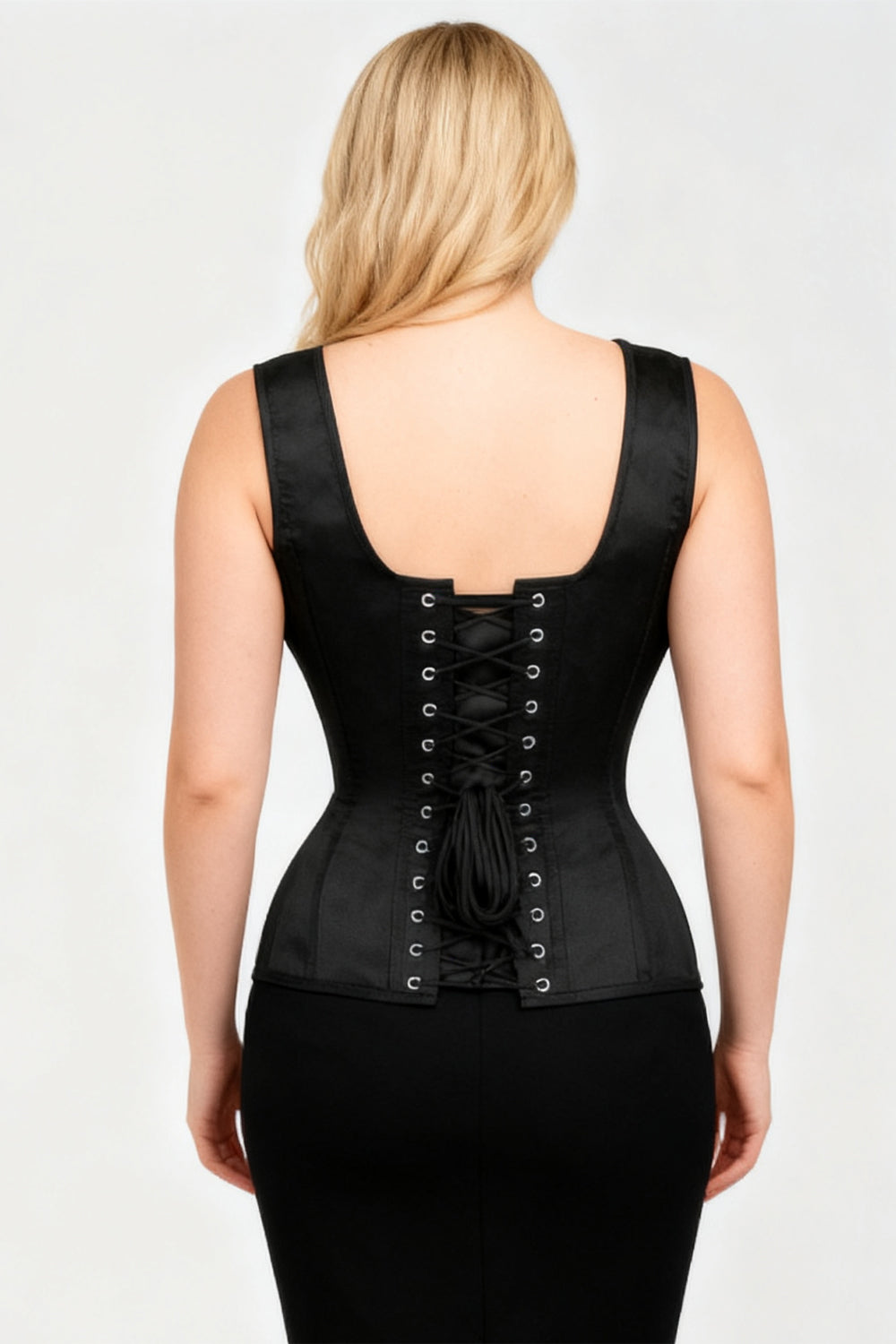 Midnight Black Lianna Overbust Corset
