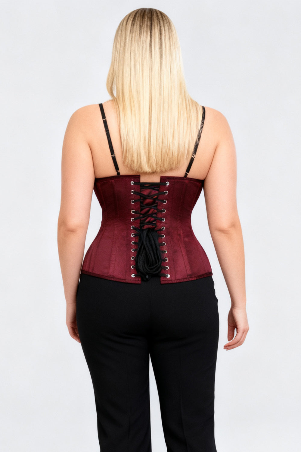 Dannee Burgundy Underbust Corset