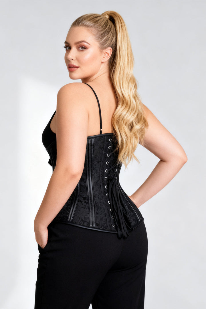 Midnight Black Zaylee Waist Training Corset