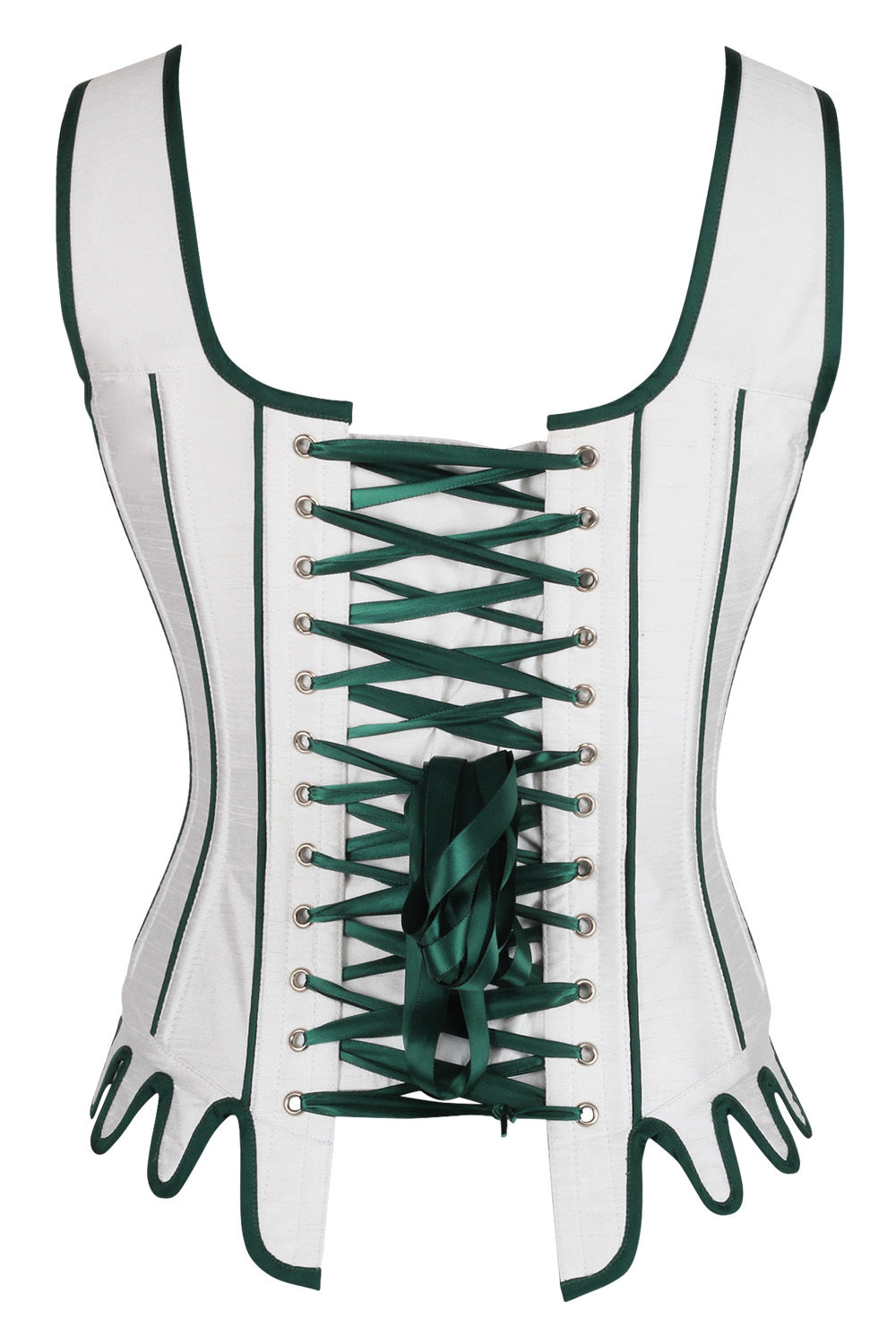 Emerald Vanesia Overbust Embroidery Corset