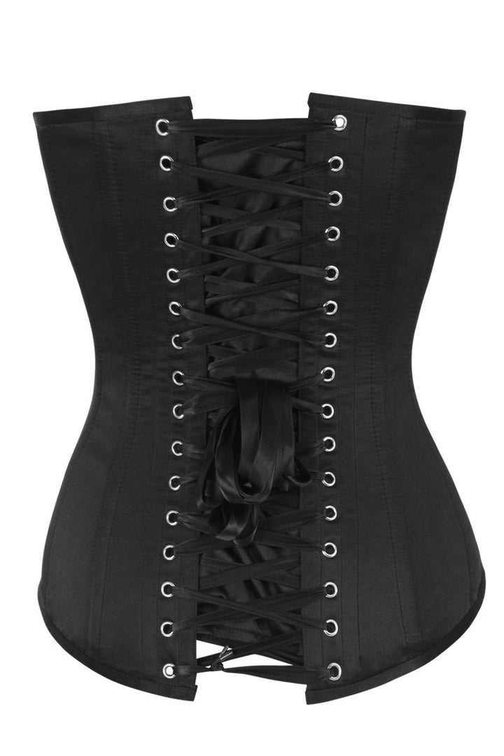 Valerie Midnight Black Overbust Corset