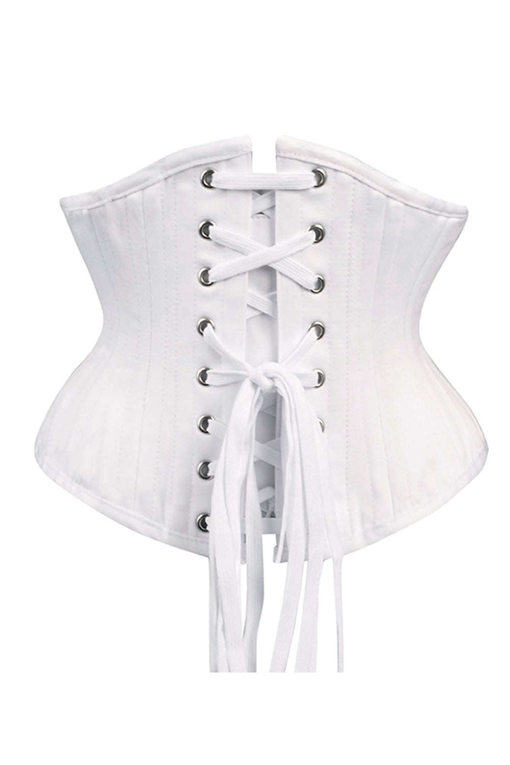White Brianna Waist Training Corset
