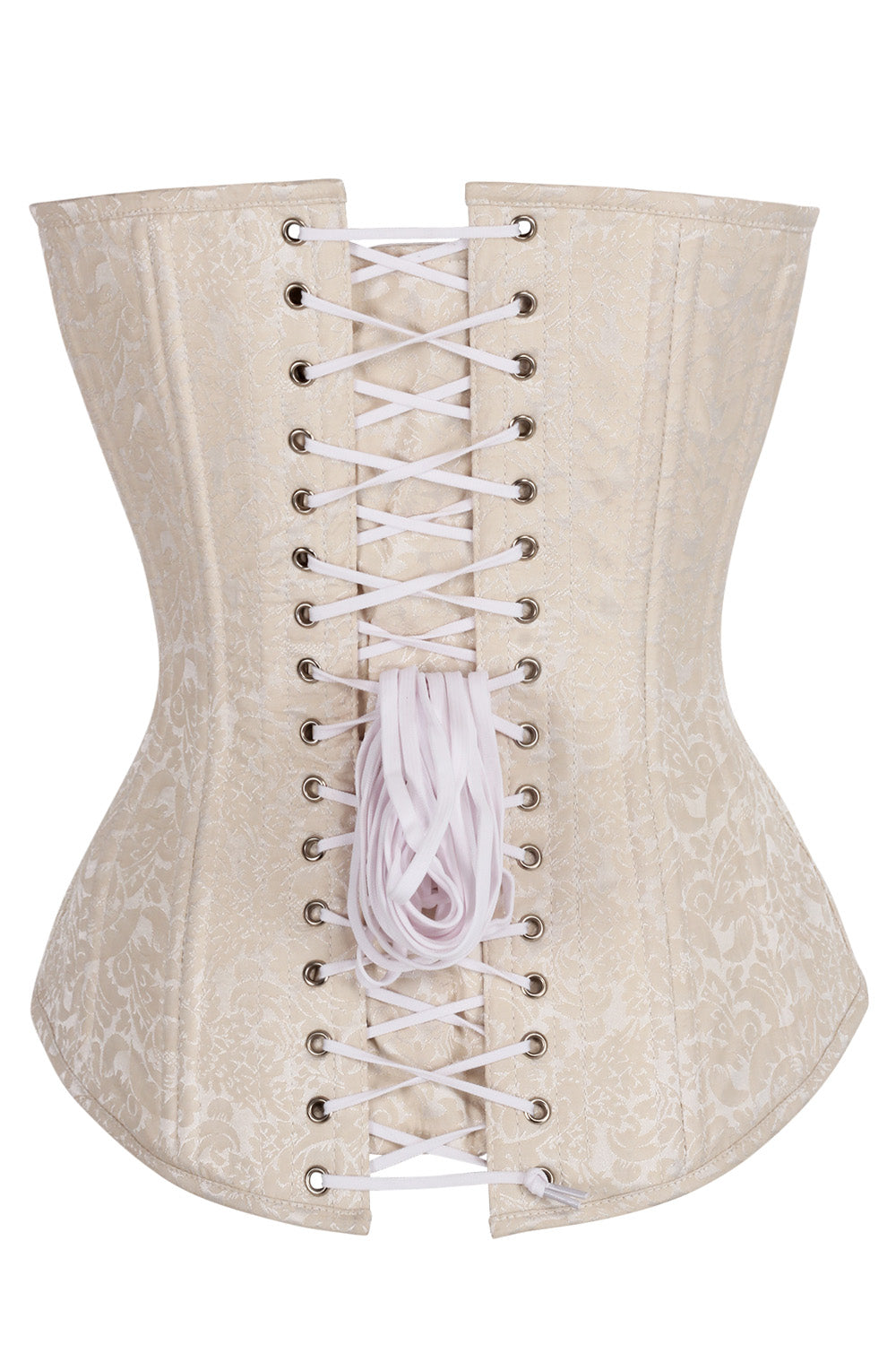 Ivory Cheray Waist Training Corset with Front Bust Opening