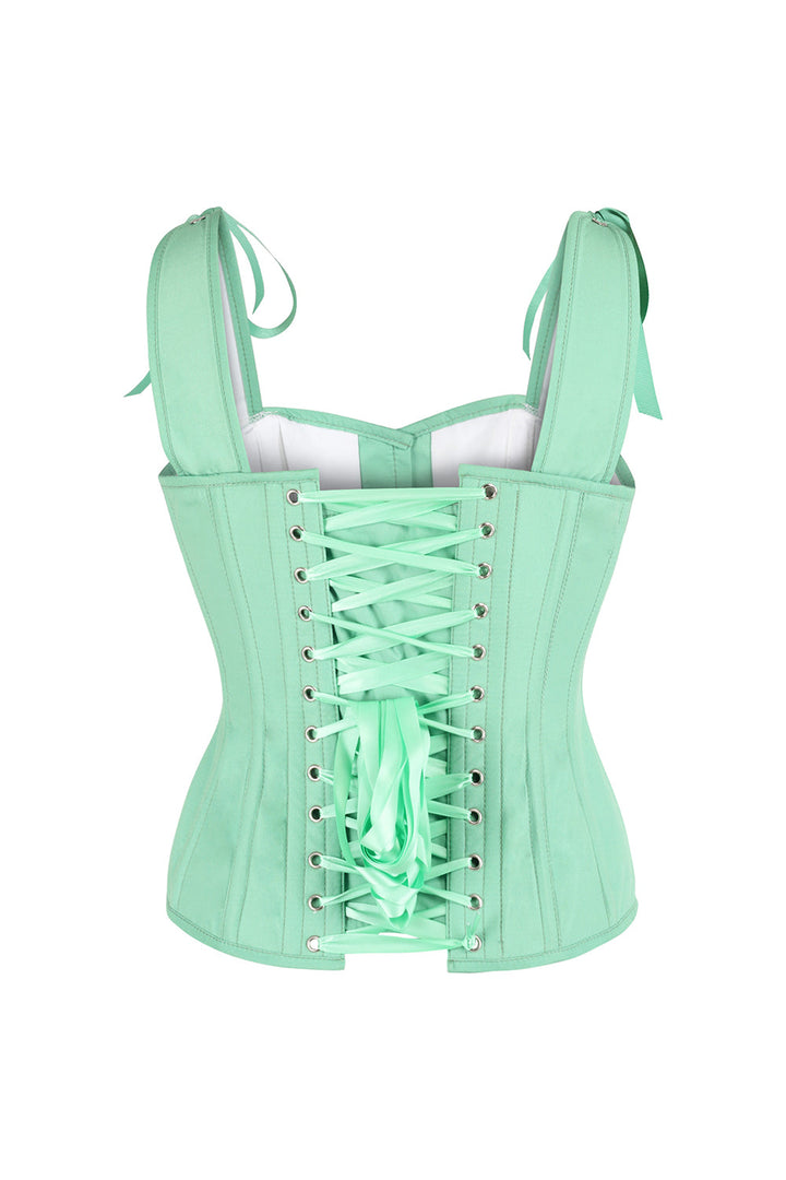 Sage Shunelle Overbust Corset with Ribbon Straps