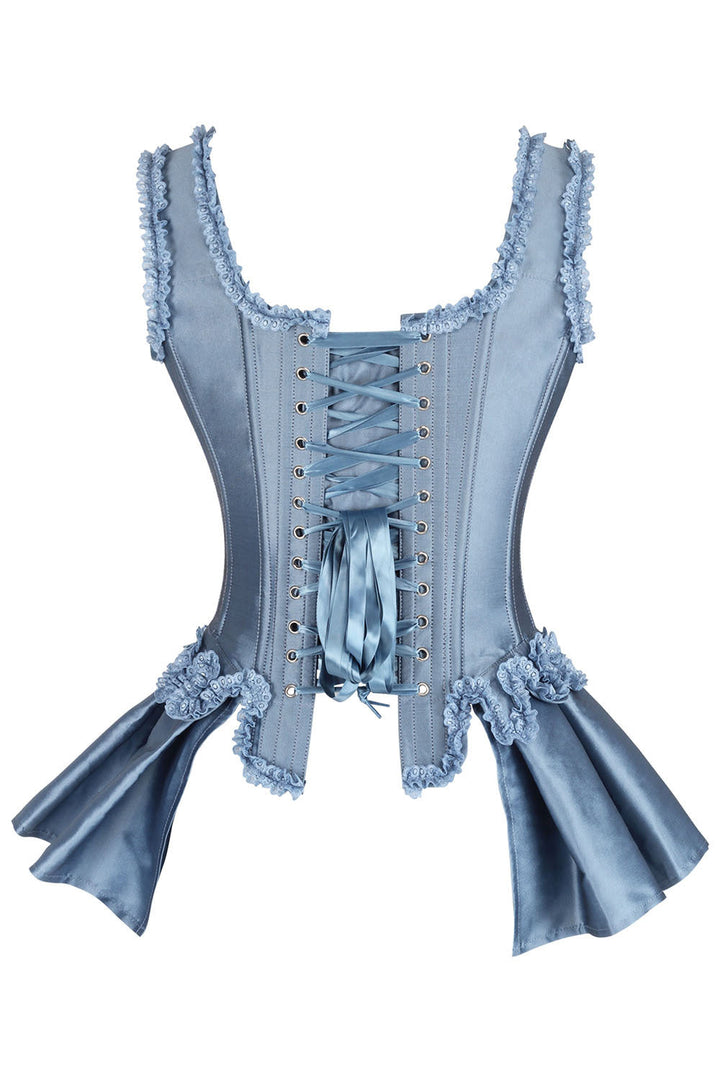 Powder Blue Terrin Overbust Corset Dress