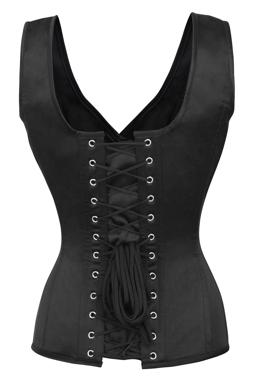 Midnight Black Lianna Overbust Corset