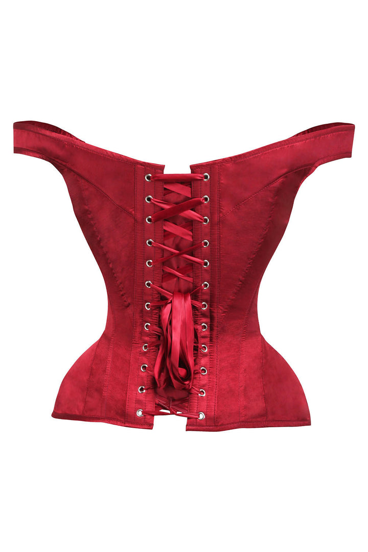 Crimson Holliann Off-Shoulder Overbust Corset