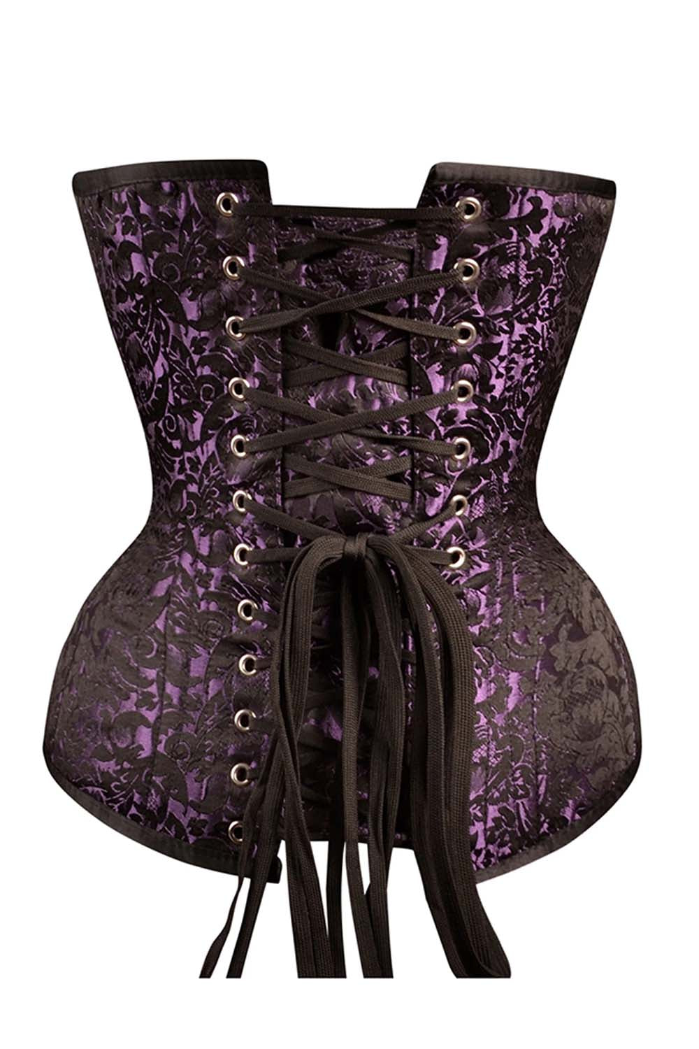 Purple Jewelyn Waist Training Corset
