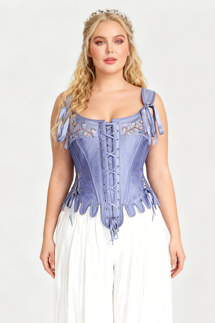 Powder Blue Dawnette Overbust Corset