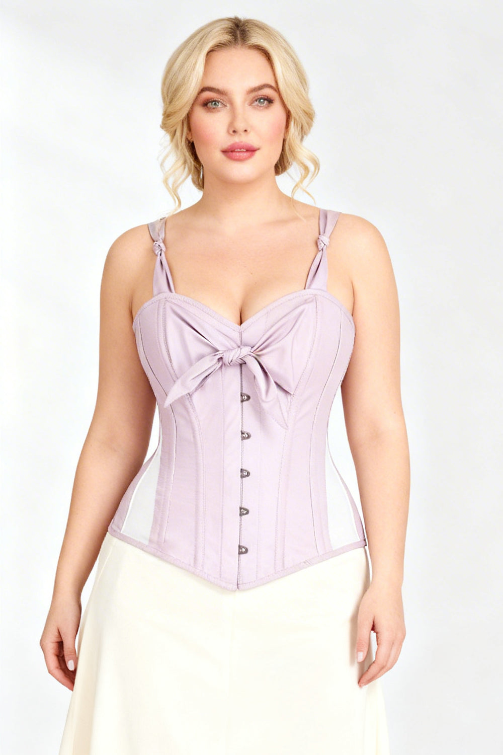 Gerarda Dusty Rose Overbust Corset