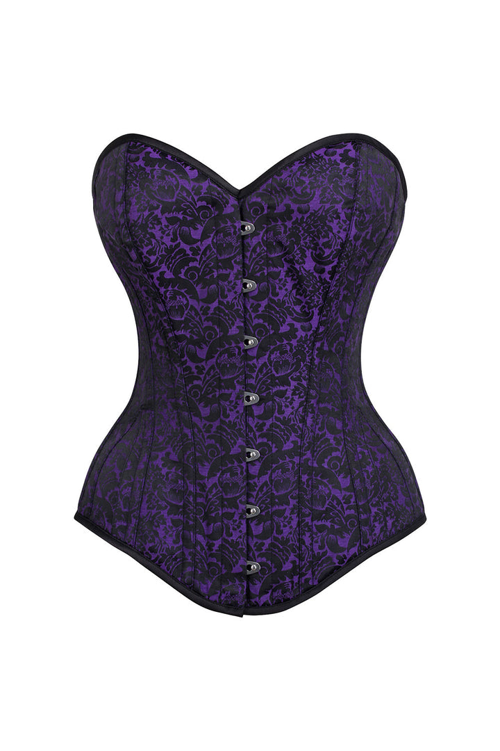 Amethyst Purple Cheray Overbust Corset