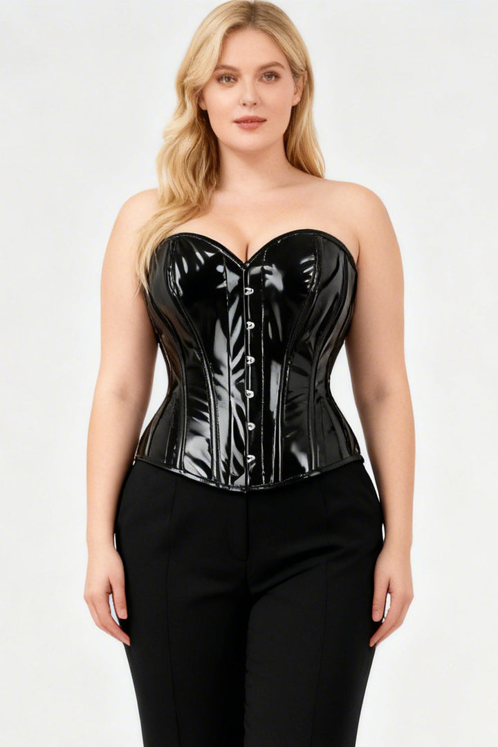 Jewelyn Midnight Black Overbust Corset