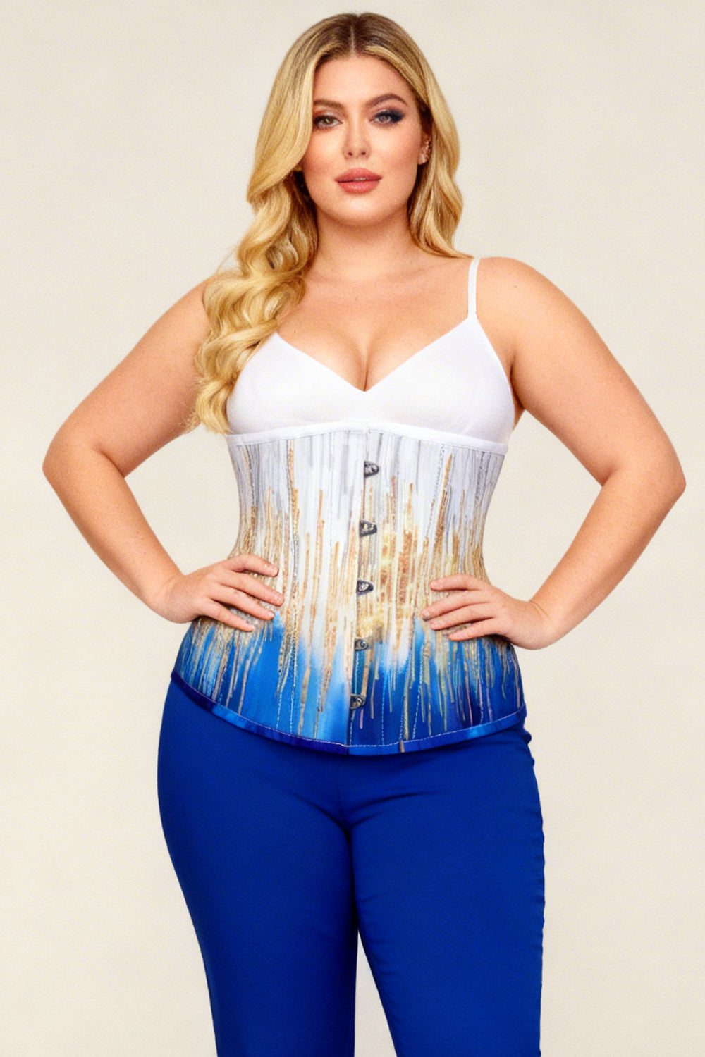 Celestial Cascade Anslea Underbust Corset
