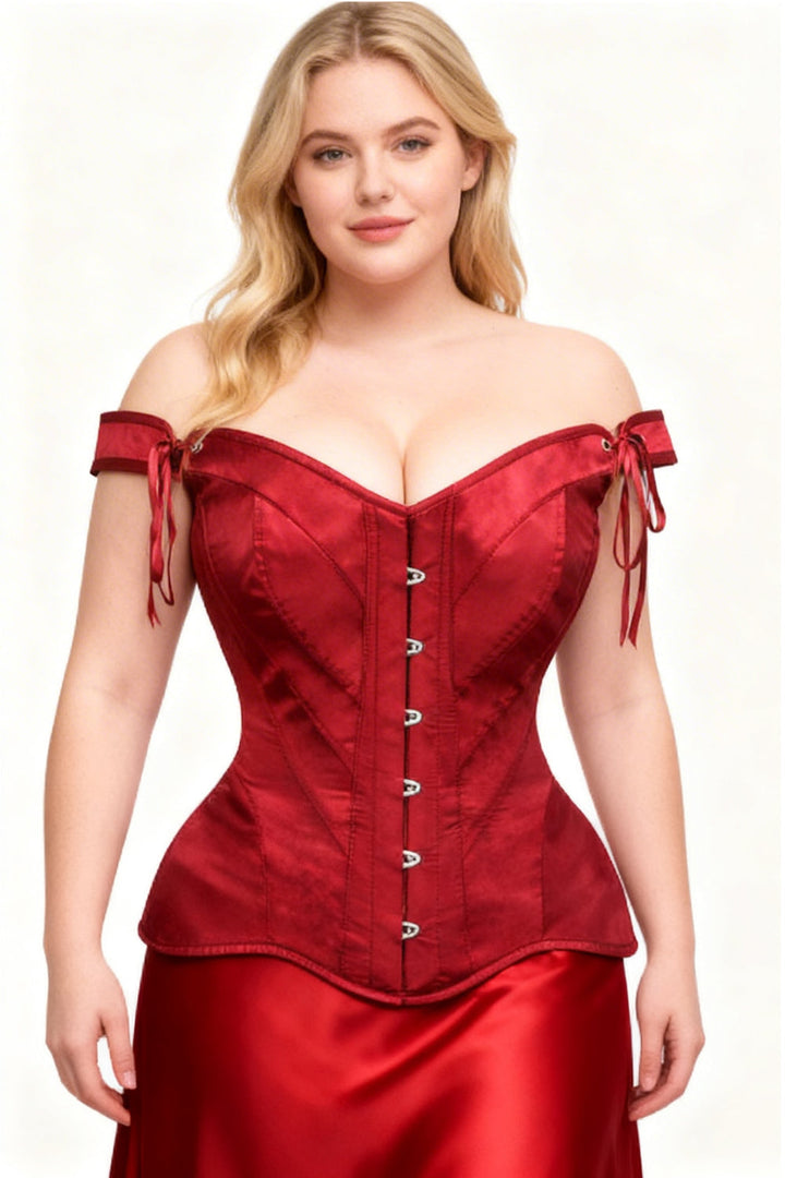 Crimson Holliann Off-Shoulder Overbust Corset