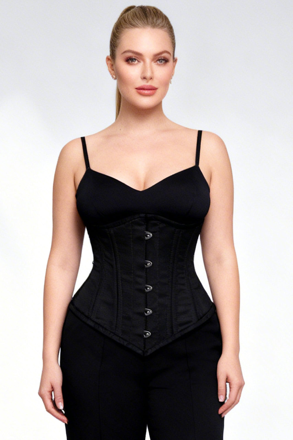 Midnight Black Dannee Waist Training Corset