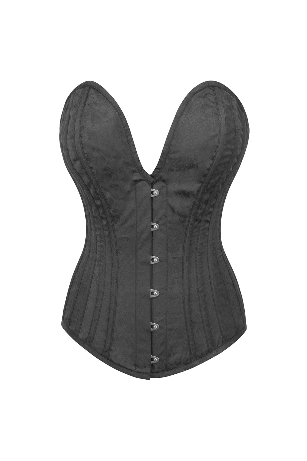 Hiroko Midnight Black Overbust Corset