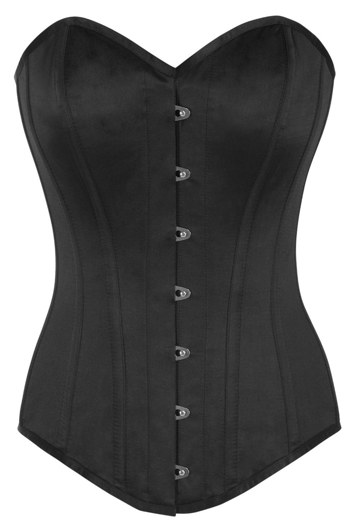 Valerie Midnight Black Overbust Corset