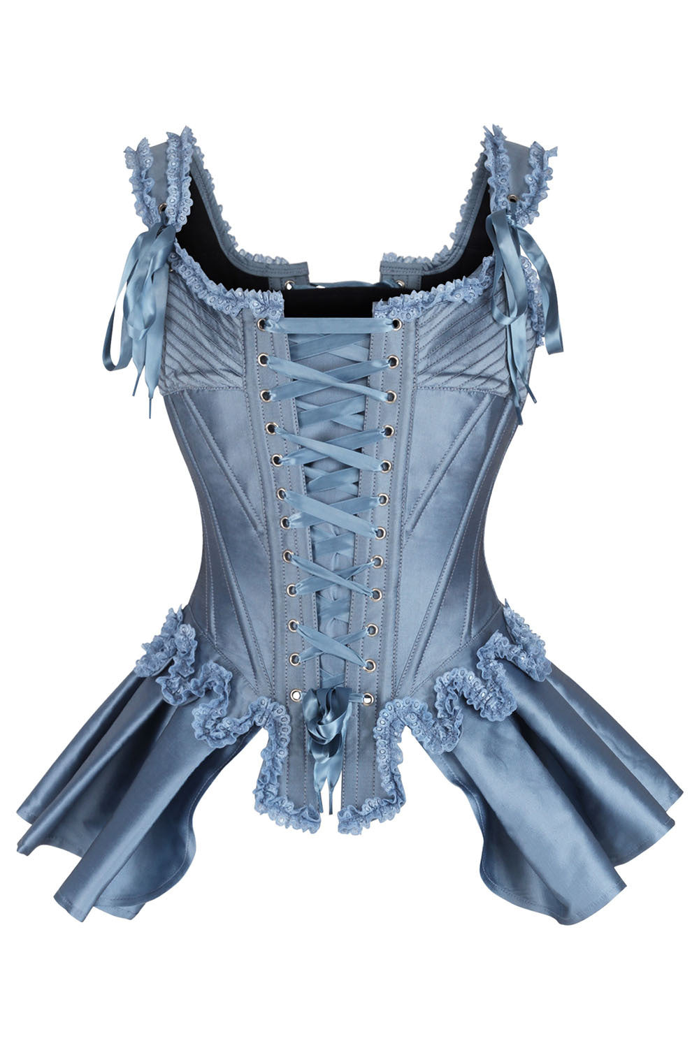 Powder Blue Terrin Overbust Corset Dress