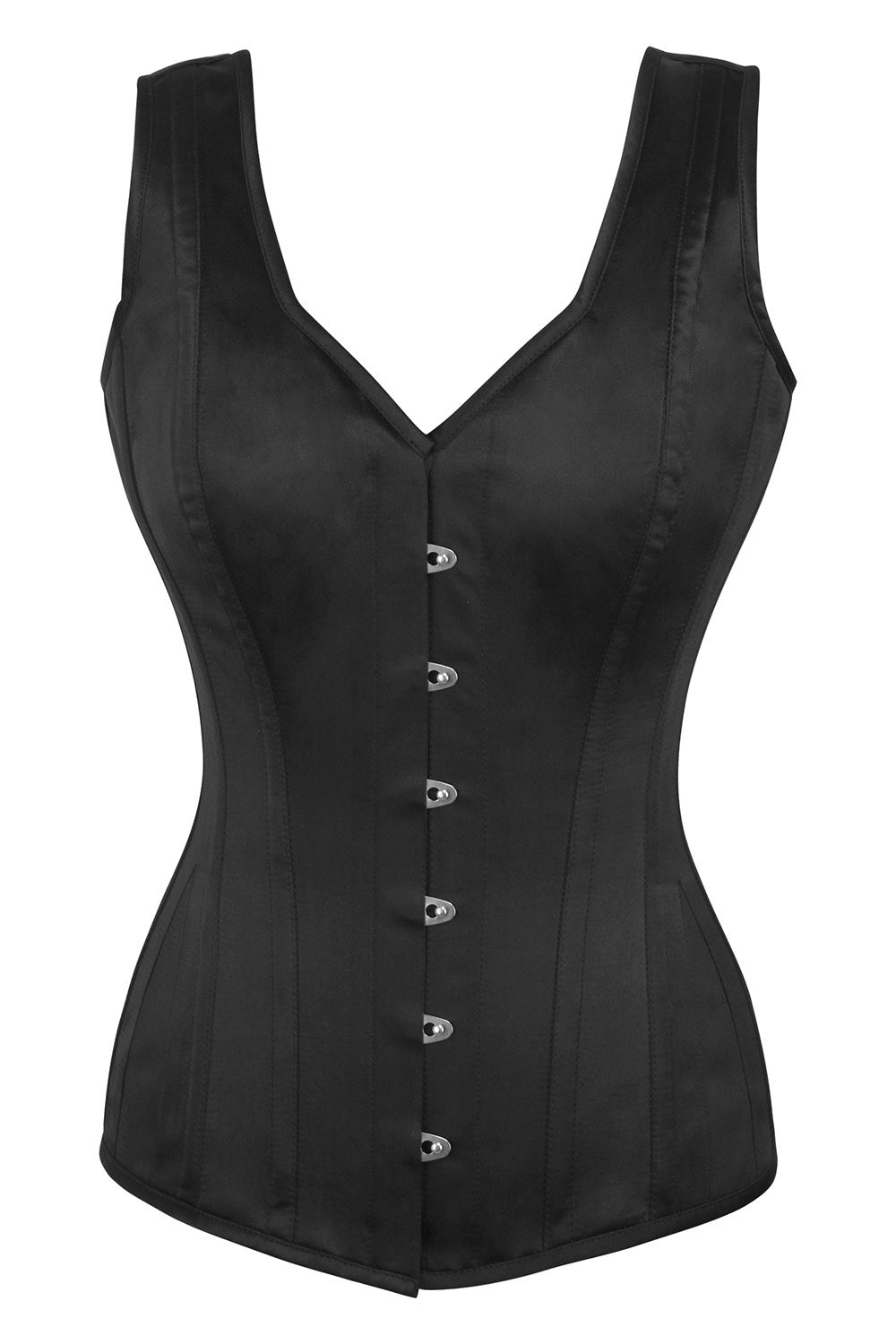 Midnight Black Lianna Overbust Corset