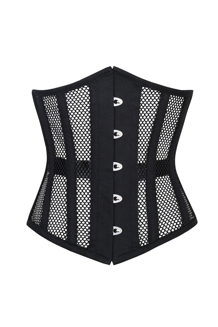 Midnight Black Hetty Underbust Corset