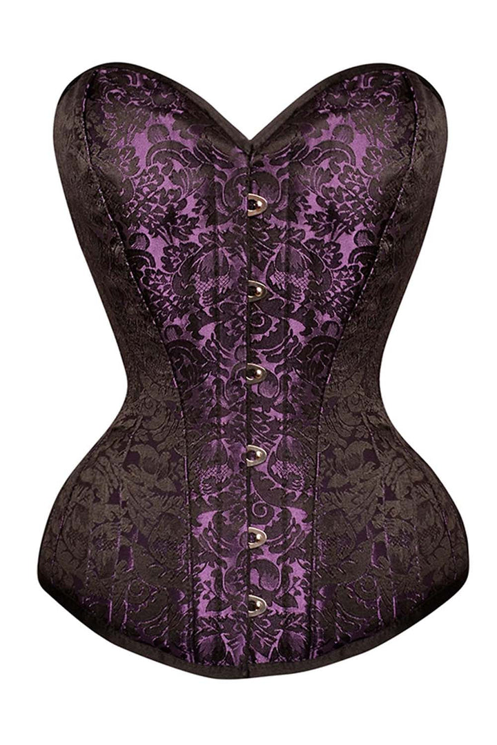 Purple Jewelyn Waist Training Corset
