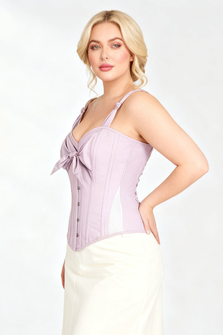 Gerarda Dusty Rose Overbust Corset