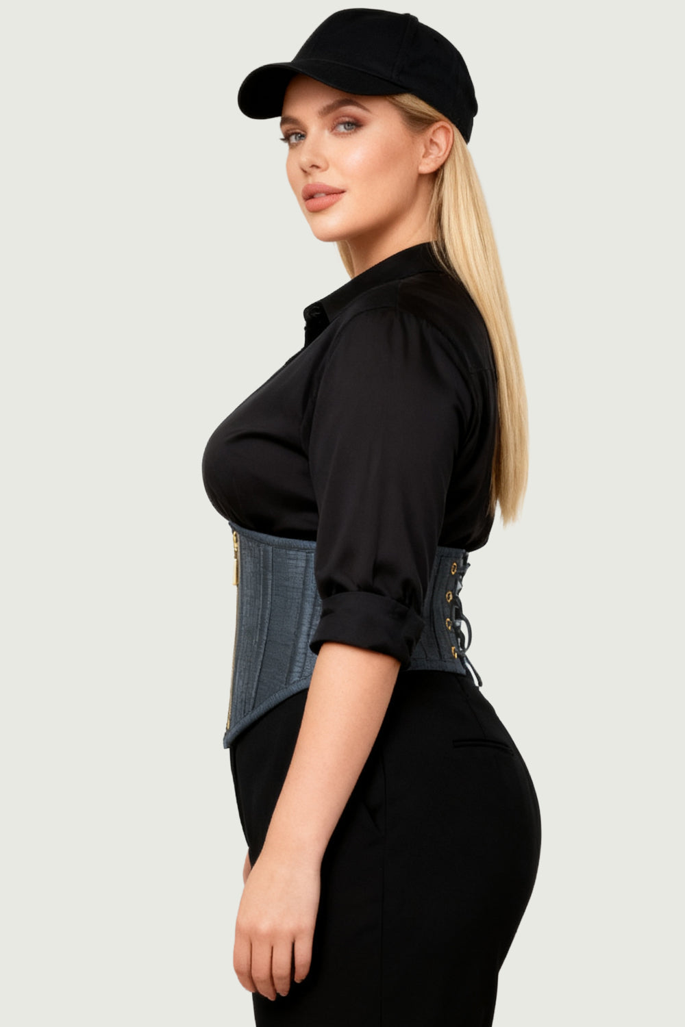 Trysta Grey Underbust Corset