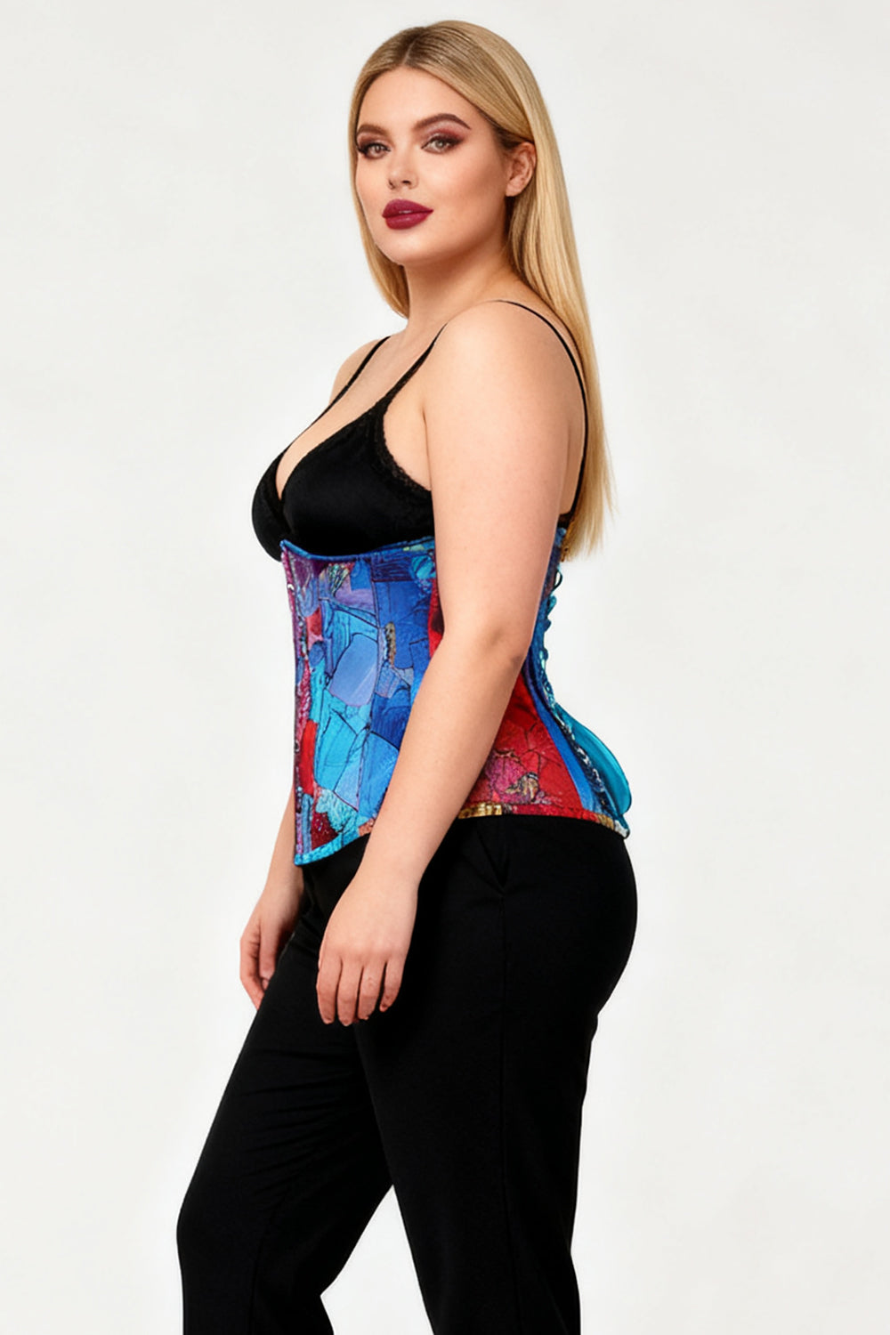 Stained Glass Anslea Underbust Corset