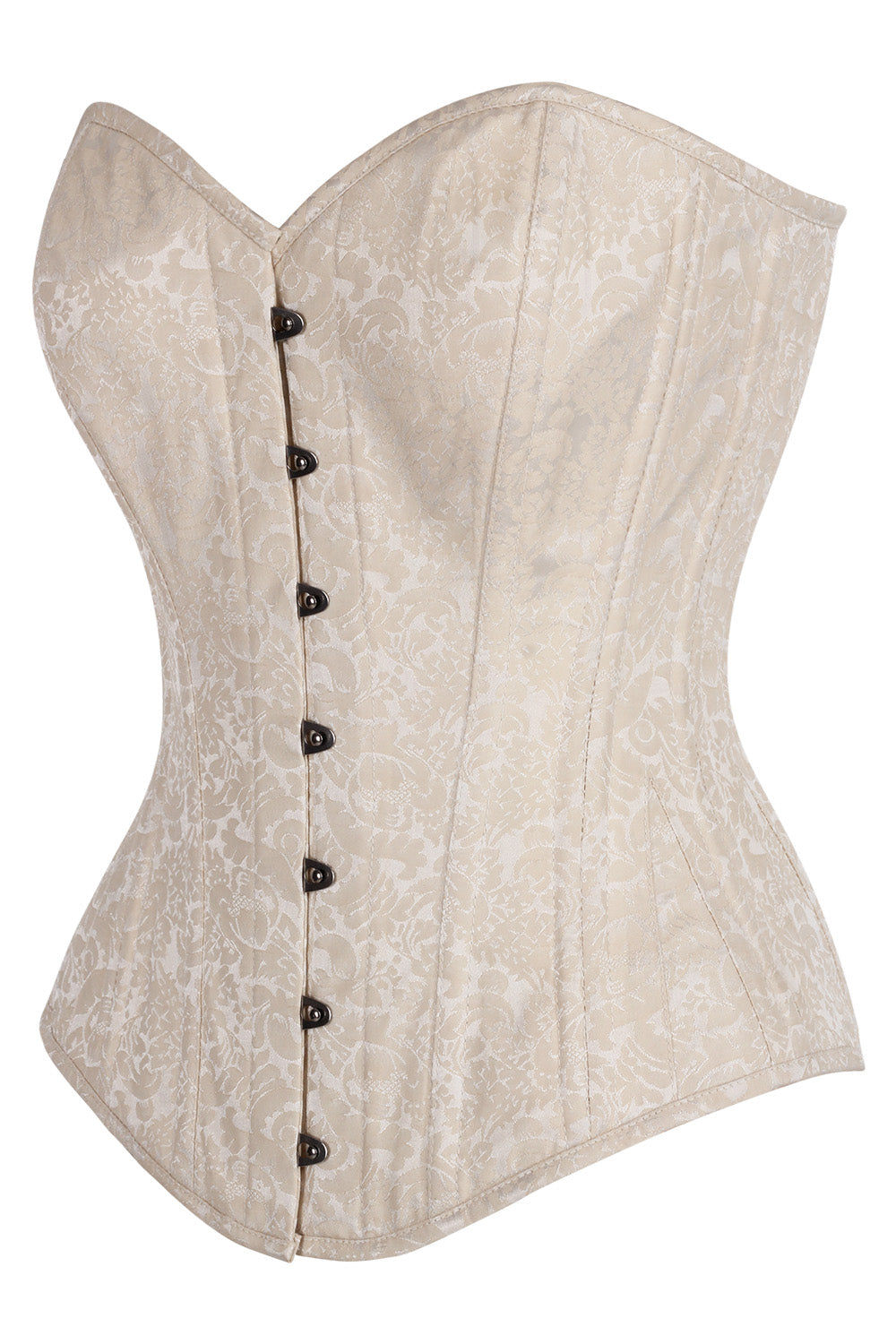 Ivory Cheray Waist Training Corset with Front Bust Opening