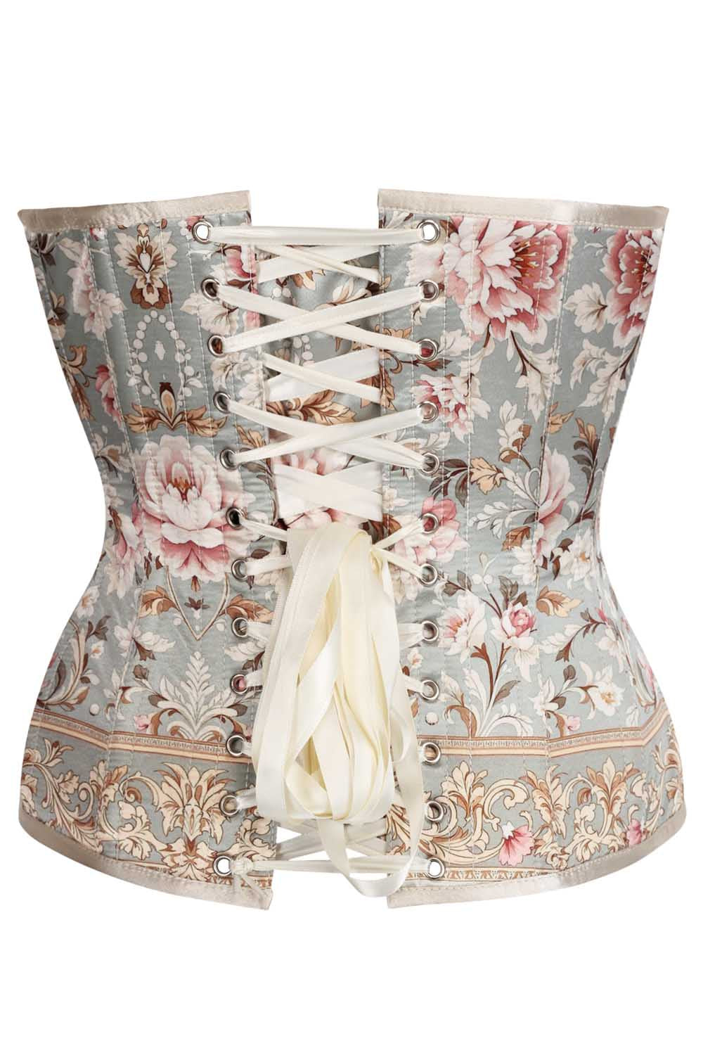 Evelynne Sage Floral Overbust Corset