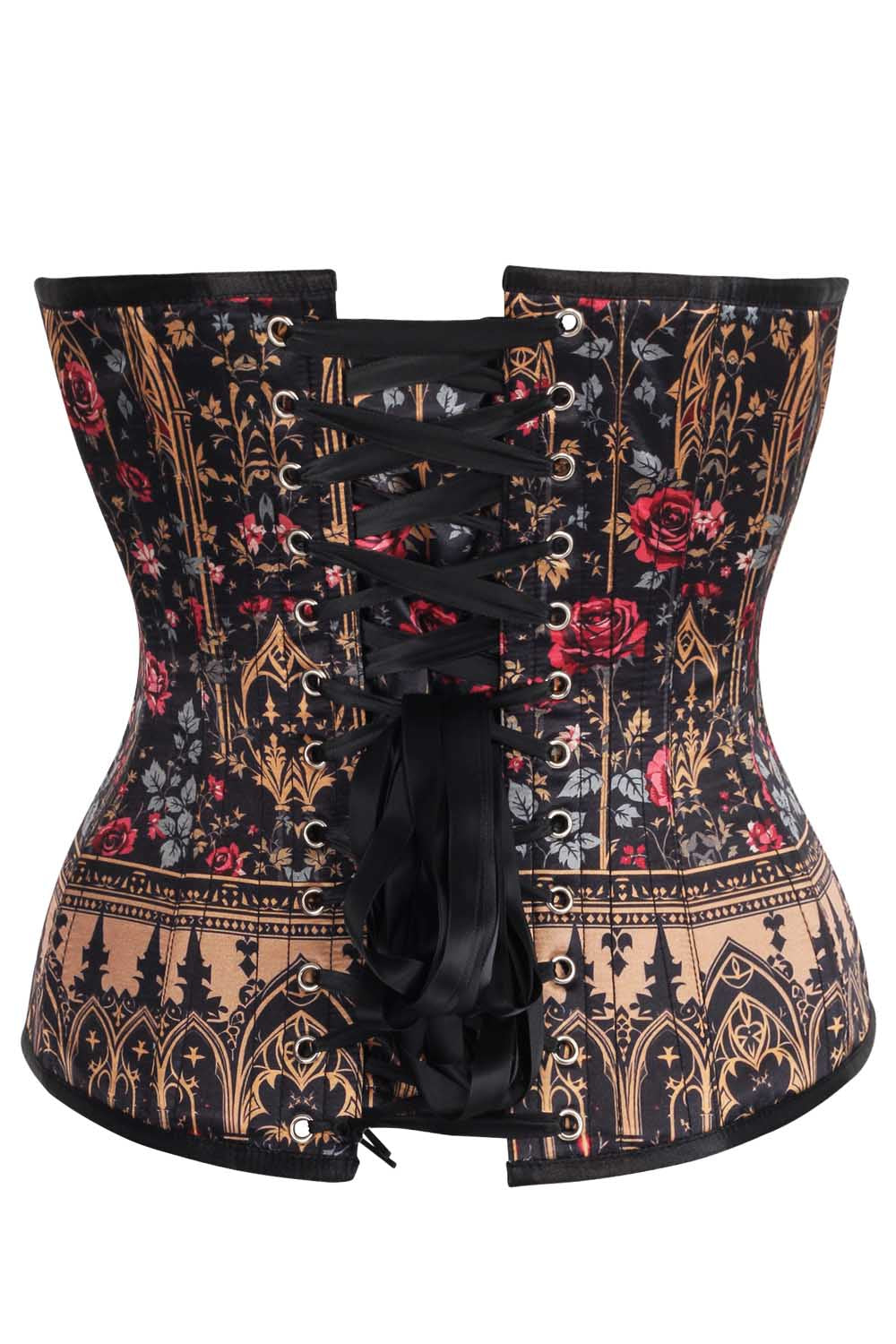 Novi Gothic Rose Cathedral Overbust Corset