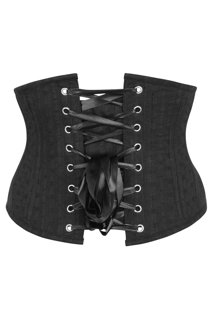 Midnight Black Brianna Waist Training Corset