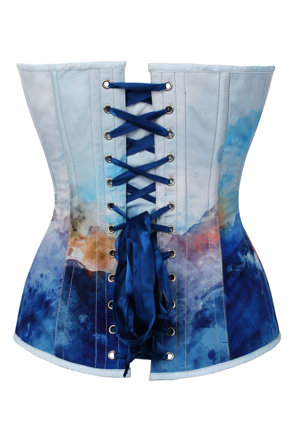 Celestial Storm Laquita Digital Printed Overbust Corset