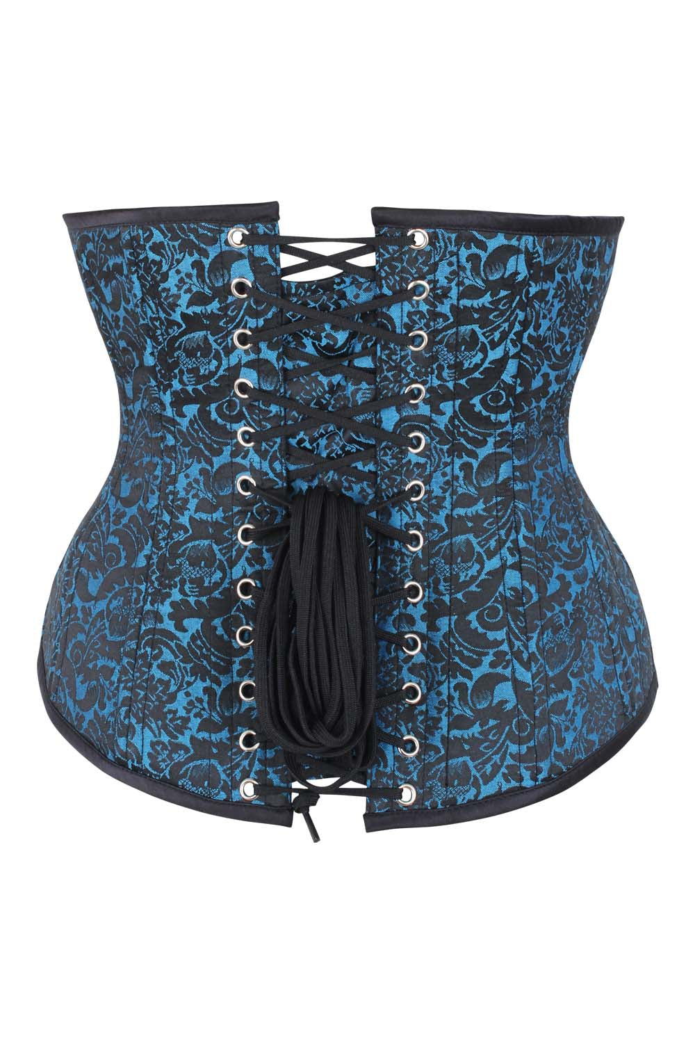 Turquoise Dannee Waist Training Steel Boned Corset