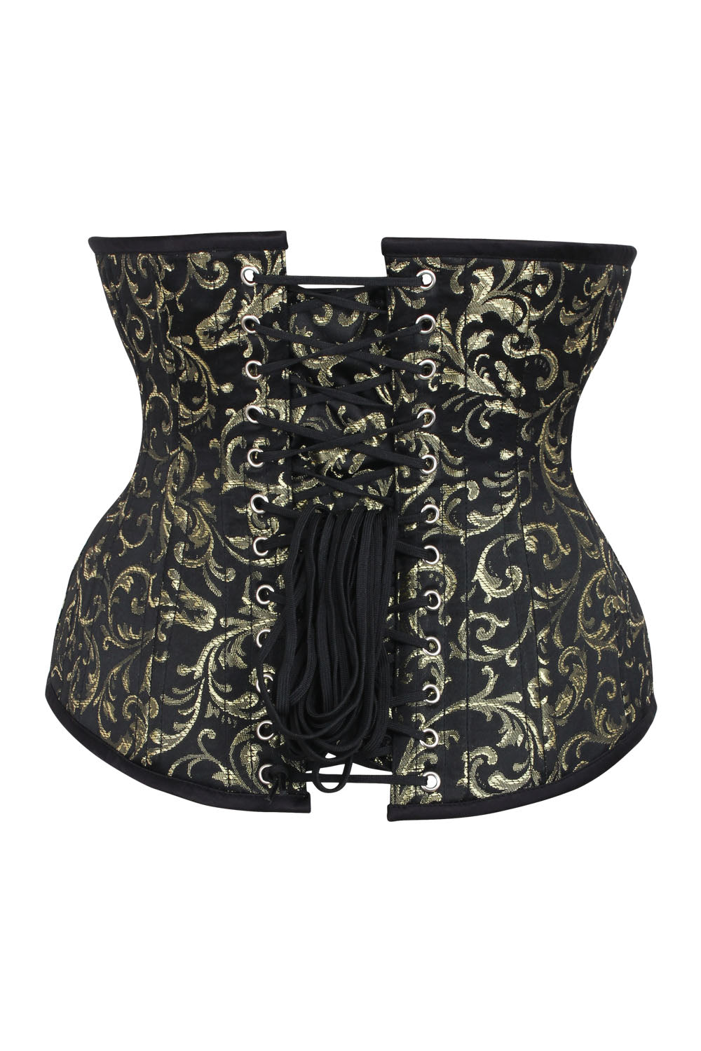 Black Gold Baroque Dannee Waist Training Corset