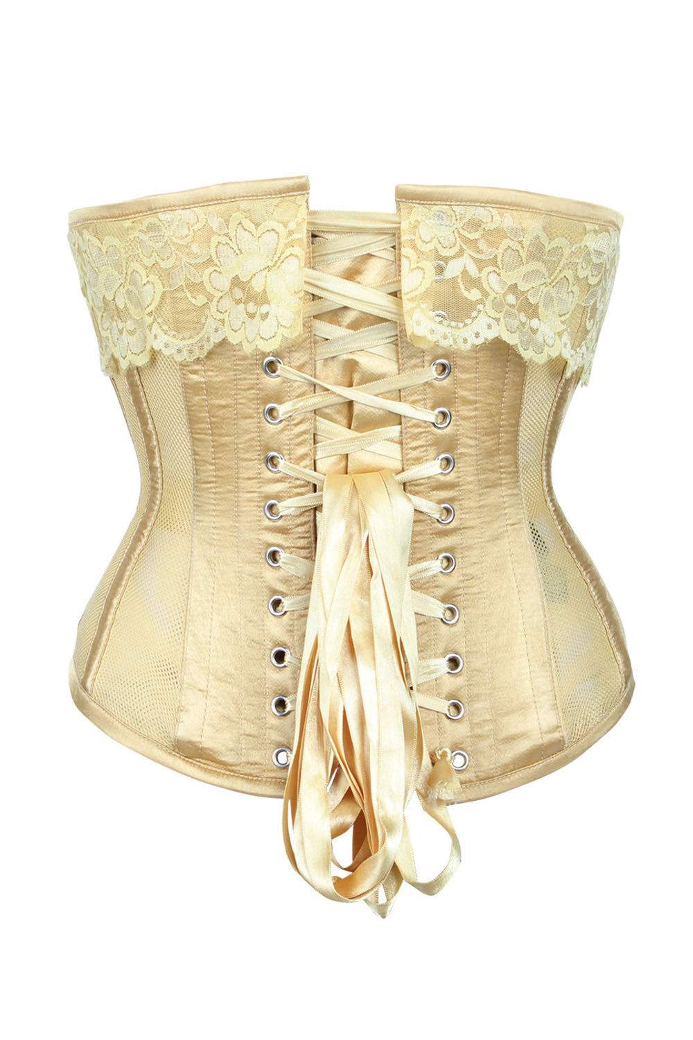 Golden Hetty Honeycomb Mesh Underbust Corset