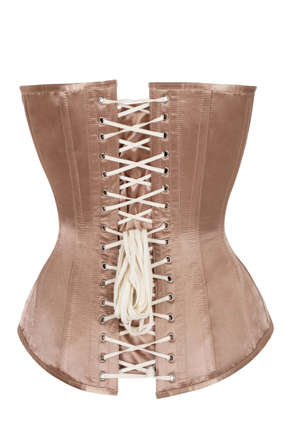 Champagne Cheray Steel Boned Overbust Corset