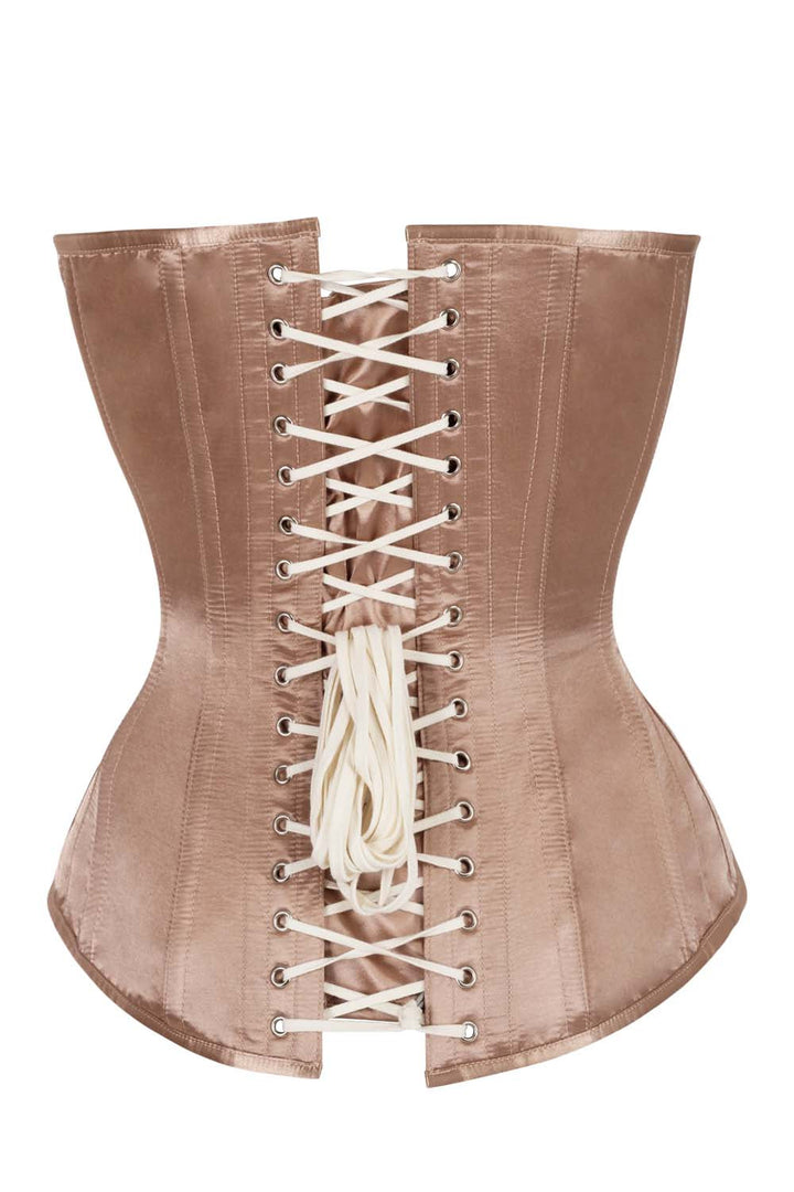 Champagne Cheray Steel Boned Overbust Corset