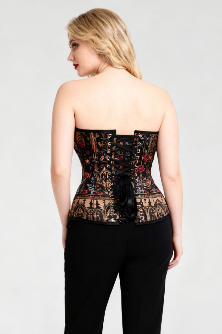 Novi Gothic Rose Cathedral Overbust Corset