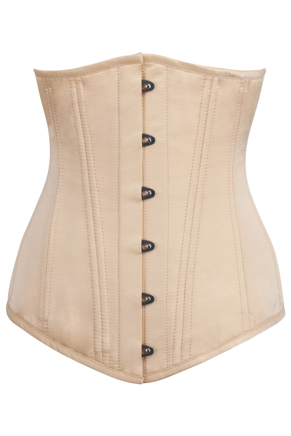 Nude Satin Brianna Waist Training Underbust Corset