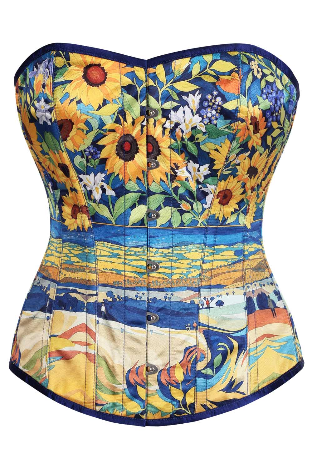 Earletta Sunflower Van Gogh Overbust Corset