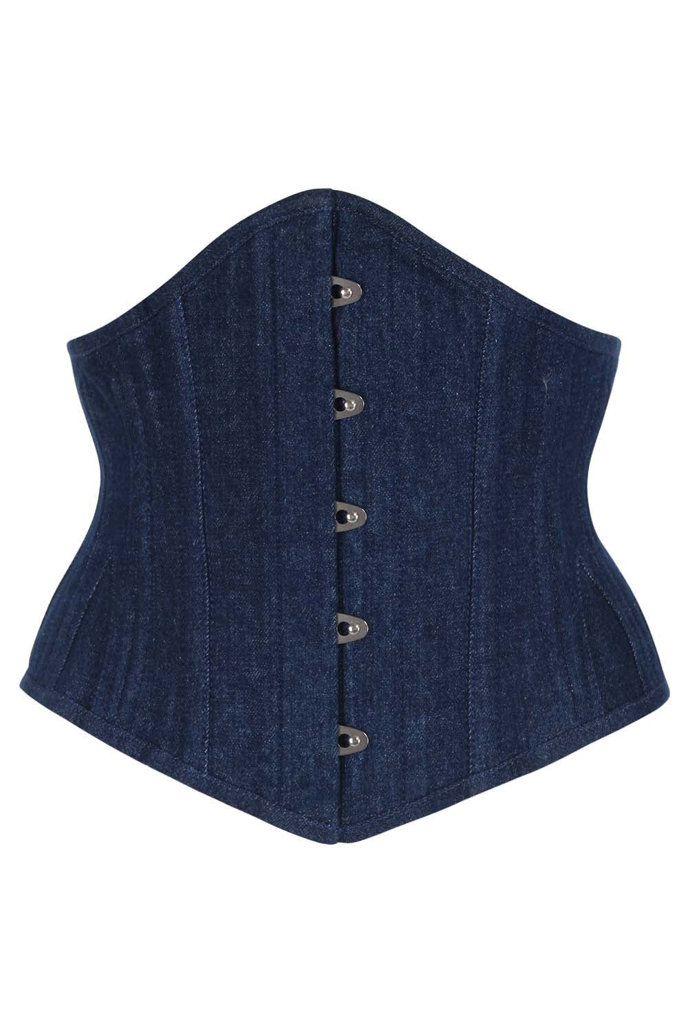 Midnight Blue Brianna Waist Training Denim Corset