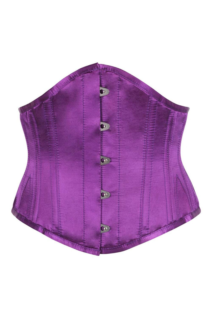 Purple Satin Brianna Waist Training Corset