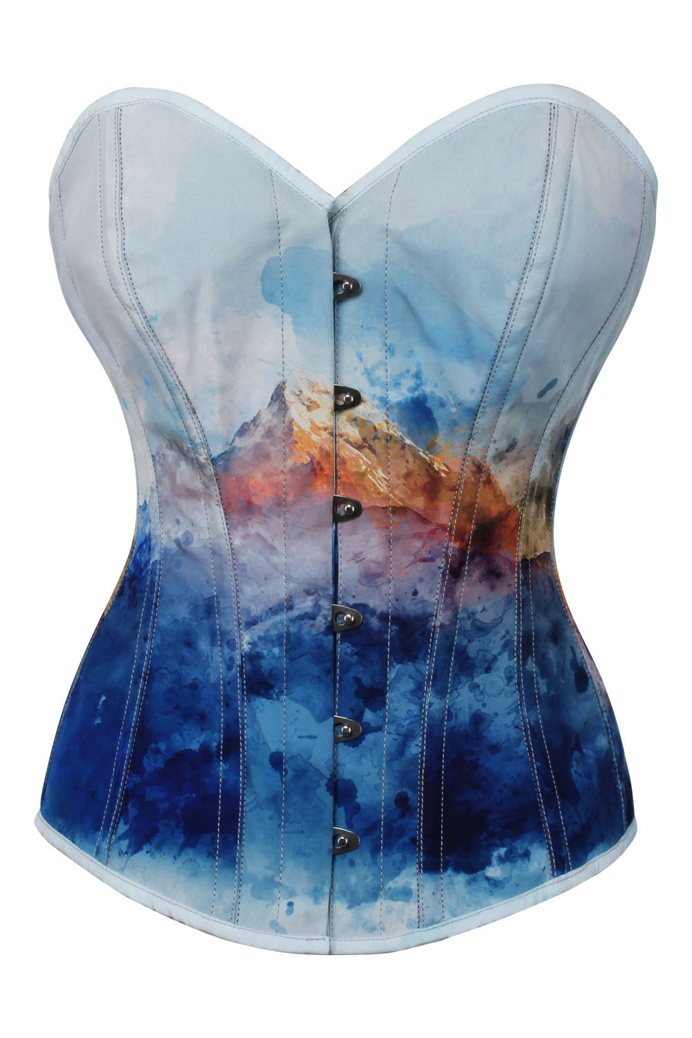 Celestial Storm Laquita Digital Printed Overbust Corset