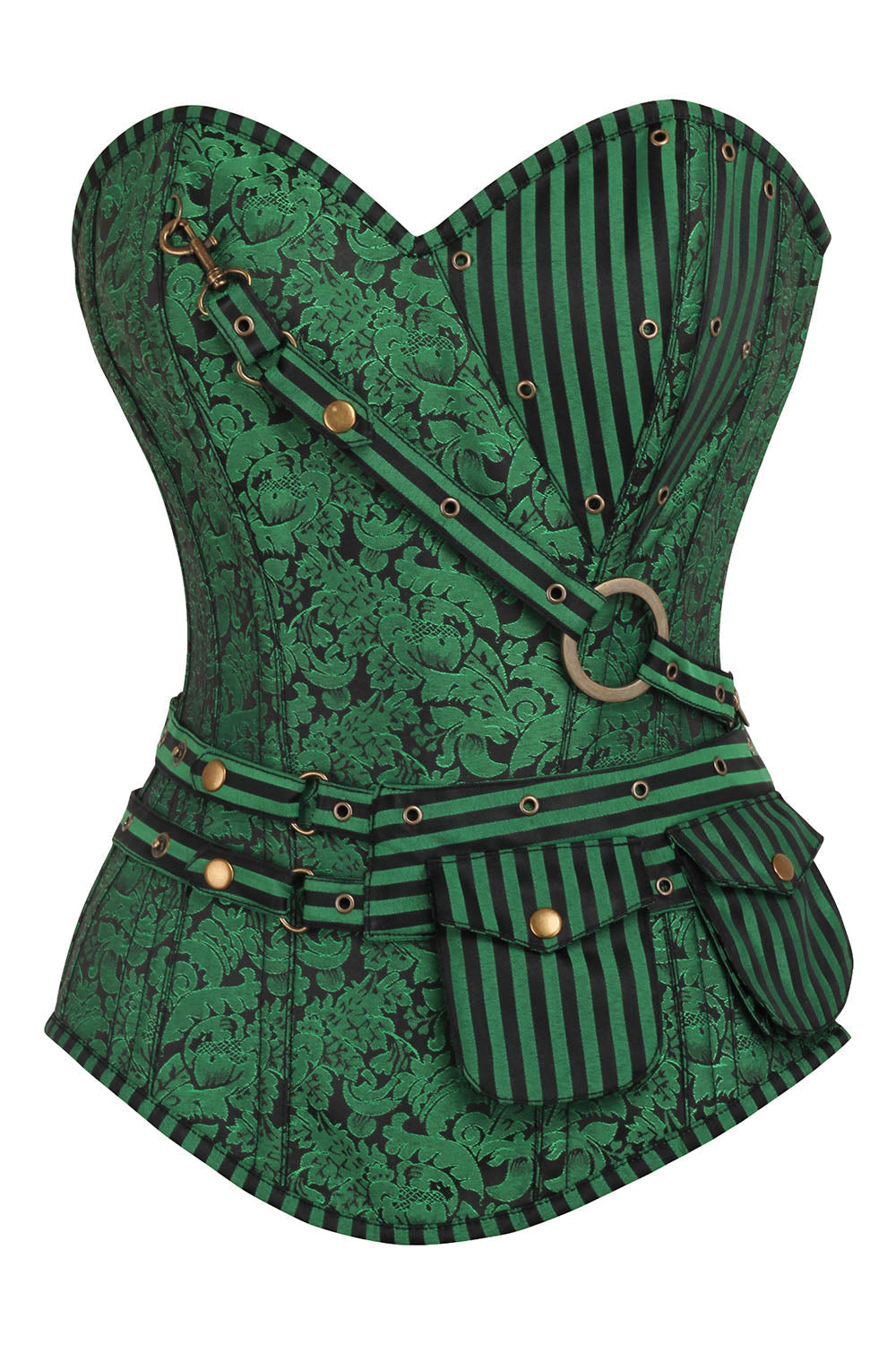 Emerald Cheray Steampunk Overbust Corset