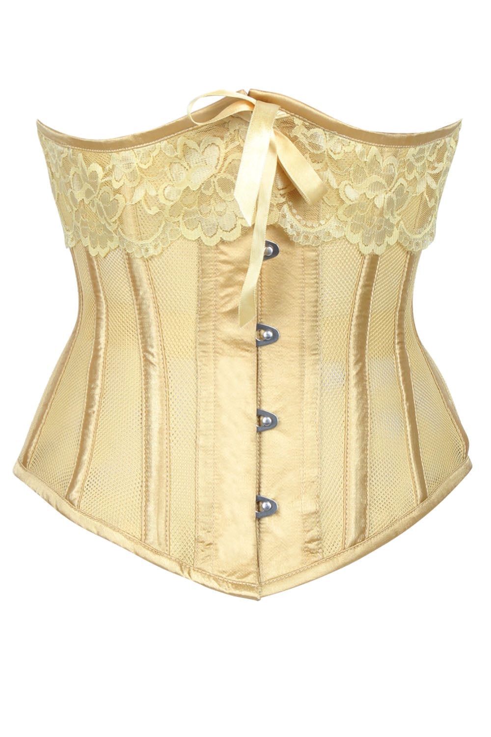 Golden Hetty Honeycomb Mesh Underbust Corset