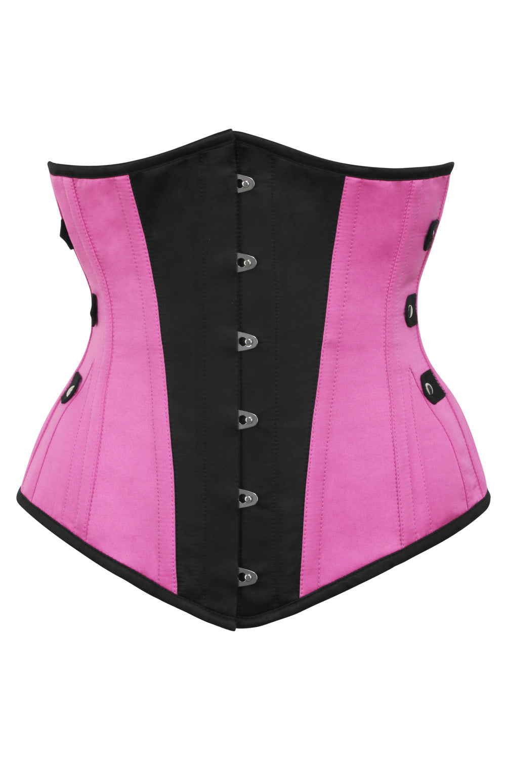 Fuchsia Dannee Underbust Satin Corset