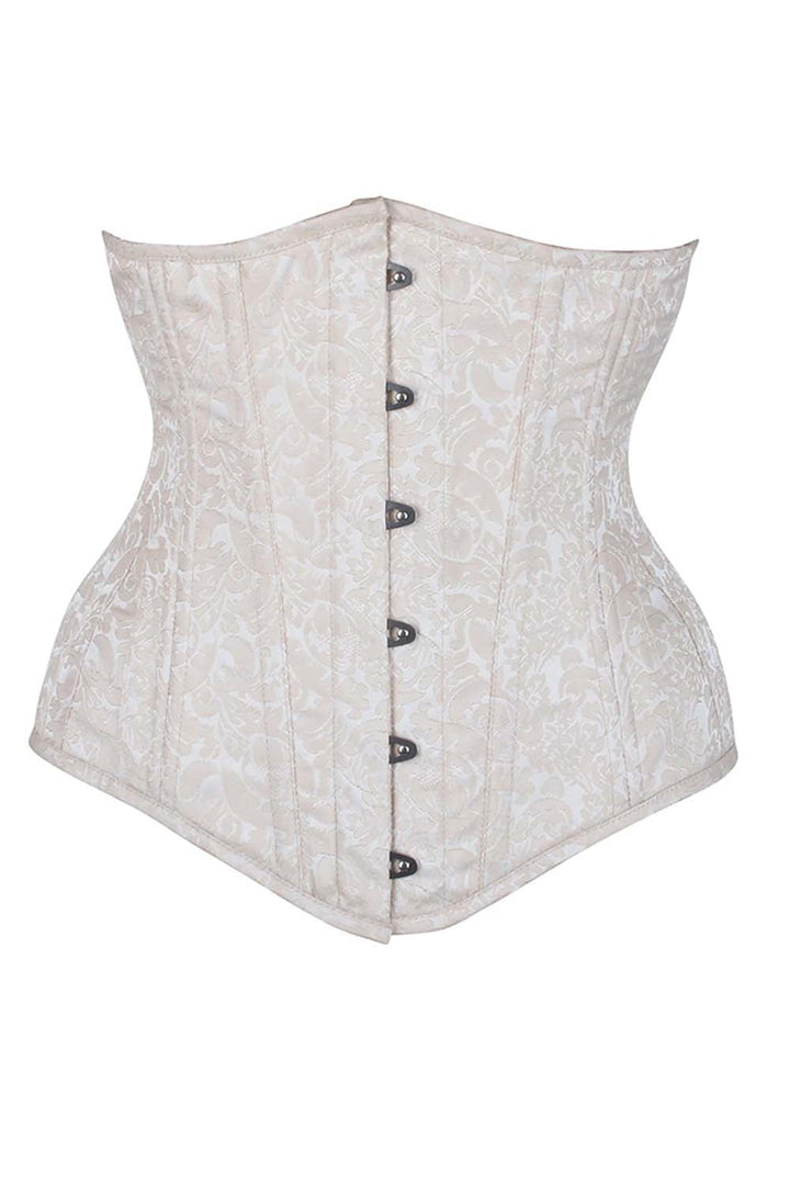 Dannee Ivory Brocade Underbust Waist Training Corset